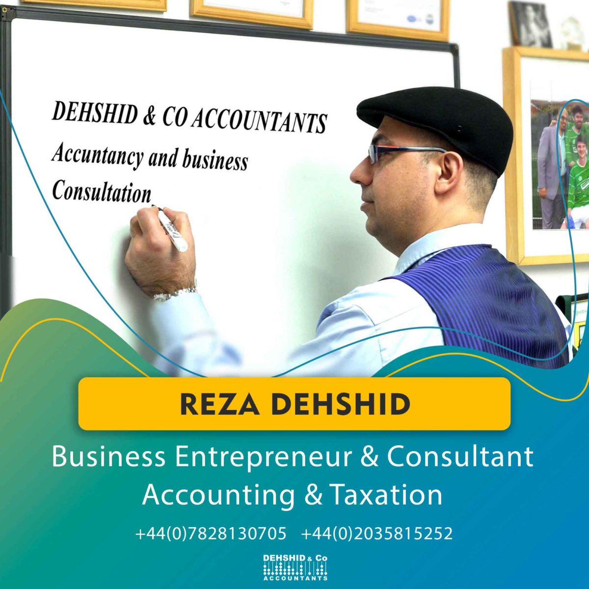 حسابدار ایرانی, حسابدار ایرانی در لندن, حسابدار, Dehshid & Co Accountants